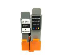 Ink Cartridge, Compatible with Canon, BCI-21 BCI-24 BJC 2000 | bci 21 24, BJC 2100, BJC 2115, BJC 2120, BJC 400, BJC 410, BJC 400j, BJC 4000(2set)