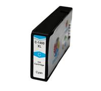 Ink Cartridge, Compatible with Canon, P-GI-1400 PGI-1400XL | For Maxify MB2040 MB2140 MB2340 MB2740(1PCS--CYAN)