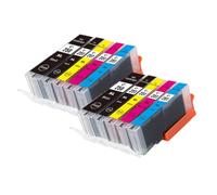 Ink Cartridge, Compatible with Canon, P-GI-250XL CLI-251XL | PIXMA MG5420, MG5520, MG6420, MG6620, MG7520, MX922, iP7220, iX6820(2SET)