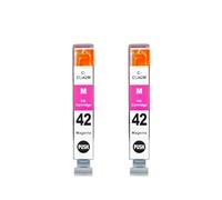 Ink Cartridge, Compatible With Canon, Pro-100 Pro-100S CLI-42 | BK LGY GY C M Y PC PM ink cartridge for printer(2 PCS CLI42-M)