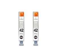 Ink Cartridge, Compatible With Canon, Pro-100 Pro-100S CLI-42 | BK LGY GY C M Y PC PM ink cartridge for printer(2 PCS CLI42-GY)