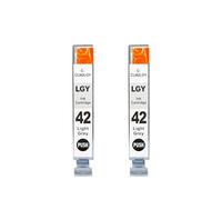 Ink Cartridge, Compatible With Canon, Pro-100 Pro-100S CLI-42 | BK LGY GY C M Y PC PM ink cartridge for printer(2 PCS CLI42-LGY)