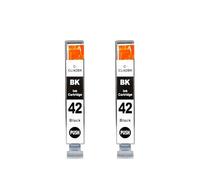 Ink Cartridge, Compatible With Canon, Pro-100 Pro-100S CLI-42 | BK LGY GY C M Y PC PM ink cartridge for printer(2 PCS CLI42-BK)