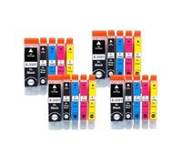 Ink Cartridge, Compatible with EPSON, 20PK 33XL T3351 T3361 | XP 530 540 630 640 635 645 830 900, Black Photo Black Cyan Magenta Yellow(4set 20PK)