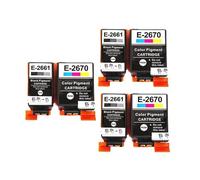 Ink Cartridge Compatible With Epson T2661 T2670 266 T266 267 T267 Premium Color WorkForce WF-100W WF-110W Printer(3BK 3C)