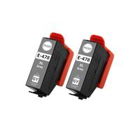 Ink Cartridge, Compatible with Epson, XP-8500 XP-8505 XP-15000 | 378XL 478XL T478, BK C M Y R GY, with chip, full ink(2pcs Grey)