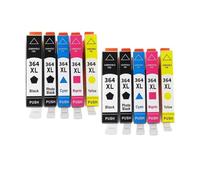 Ink Cartridge, Compatible with HP, 364XL 364 XL 5510 | 5515 6510 B010a B109a B209a 3070A, dye ink, with chip, printer cartridge(2 SET 10PCS)