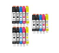 Ink Cartridge, Compatible with HP, 364XL 364 XL 5510 | 5515 6510 B010a B109a B209a 3070A, dye ink, with chip, printer cartridge(3 SET 15PCS)