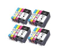 Ink Cartridge, Compatible With HP, 912 912XL For OfficeJet | With Chip, Dye Ink, Black Magenta Cyan Yellow, 8010 8012 8013 8014 8015 8017 8018(4 SET)
