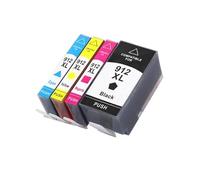 Ink Cartridge, Compatible With HP, 912 912XL For OfficeJet | With Chip, Dye Ink, Black Magenta Cyan Yellow, 8010 8012 8013 8014 8015 8017 8018(1 set)