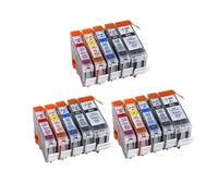 Ink Cartridge DAT PGI-520 CLI-521 Compatible With Canon IP 3600 4600 4700 MP 540 550 560 620 630 640 980 MX860 Printer(3 sets)