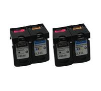Ink Cartridge Fit For Canon PG510 CL511 PG 510XL CL 511XL | PG-510 For PIXMA IP2700 MP230 MP240 MP250 MP260 MP270 MP280(2 BK 2 Color)