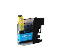 Ink Cartridge For LC129 LC125 Works With MFC-J6520DW MFC-J6720DW Printer 2Pcs(Cyan)