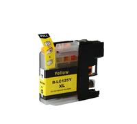 Ink Cartridge For LC129 LC125 Works With MFC-J6520DW MFC-J6720DW Printer 2Pcs(Yellow)
