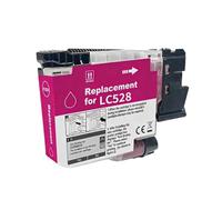 Ink Cartridge LC528 LC-528, Compatible with Brother, MFC-J6760DW | J6960DW, J6975DW, J6977DW, J6760, J6960, J6975, J6977; BK 6000 pages, CMY 5000 pages(LC528 M)