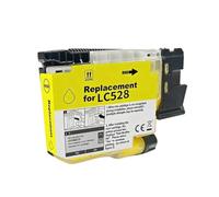 Ink Cartridge LC528 LC-528, Compatible with Brother, MFC-J6760DW | J6960DW, J6975DW, J6977DW, J6760, J6960, J6975, J6977; BK 6000 pages, CMY 5000 pages(LC528 Y)