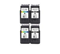 Ink Cartridge Printer for C-anon PG-37 CL-38 PG 37 CL 38 PG37 CL38 for P-IXMA MP140 MP190 MP210 MP220 MP420 IP1800 IP2600 MX300 MX310(2 BK 2 Color)