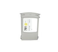 ink cartridge, Replacement，Compatible For HP 761 Ink Cartridge Full With Pigment DesignJet T7100 T7200 Printer ，parts(761 400ML Y)