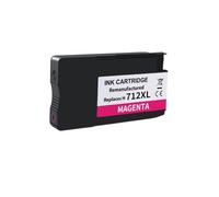 Ink Cartridge Replacement, Compatible with HP, 712 712XL | DesignJet T210, T230, T250, T630, T650; CZ133A, CZ130Z, CZ131A, CZ132A(Magenta)
