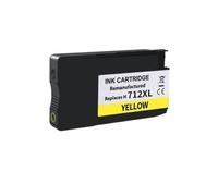 Ink Cartridge Replacement, Compatible with HP, 712 712XL | DesignJet T210, T230, T250, T630, T650; CZ133A, CZ130Z, CZ131A, CZ132A(Yellow)