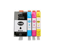 Ink Cartridge Set, Compatible with HP, 934 935 934XL | 935XL, Officejet Pro 6230 6830 6835 6812 6815 6820, black cyan magenta yellow, with chip
