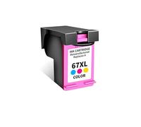 Ink Cartridges,Compatible For HP 67 67XL For HP DeskJet 2700 2700e 2755e 2755 4155e 4155 Printers(1 Color)