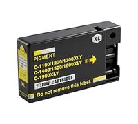 Ink Cartridges, Compatible with Canon, P-GI-1500 P-GI-1500XL | MB2050 MB2150 MB2350 MB2750; Europe version, pigment ink(1PC Yellow)