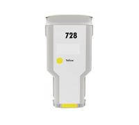 Ink Cartridges, Compatible with HP, 728 T730 T830 | Designjet printer, 4 color, 300ML, C M Y MK, MK pigment ink, C M Y dye ink(300ML-Yellow)