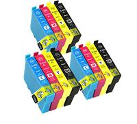 Ink Cartridges for Epson 603XL Compatible with Epson Expression Home XP-2100 XP-2105 XP-3100 XP-3105 XP-4100 XP-4105 WorkForce WF-2810DWF WF-2830DWF WF-2835DWF WF-2850DWF (3BK 3C 3M 3Y)