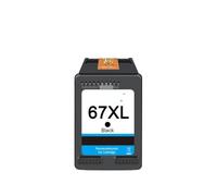 Ink Cartridges Replacement For 67 67XL Works With DeskJet 2700 2700e 2755e 2755 4155e 4155 Printers(Black)