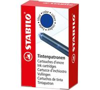 Ink cartridges - STABILO Refill - Box of 6 - Blue Pack of 6