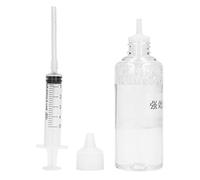 Ink Cleaning Solution Strong Dissolve Ability Nozzle Dye Cleaning Fluid with Syringe for Inkjet Printer