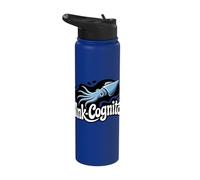 Ink Cognito Funny Squid Humor Marine Life Stainless Steel Insulated Water Bottle