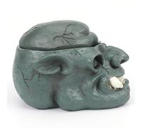 Ink Cup Holder, Pigment Cup Holder, 8 Holes Skull Shape Pigment Cap Holders, Pigment Cap Holder Stand, Exquisite Design Tatto Ink Cups Holders, Permanent Supplies For Pigment Inks Cup Tatto Supplies