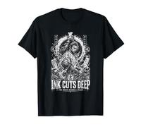 Ink Cuts Deep The Brush Becomes A Blade Samurai T-Shirt