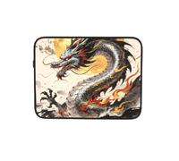 Ink Dragon Laptop Sleeve Case 15 Inch Computer Pocket | Tablet Briefcase Slim Protective Travel Carrying Case For Laptop