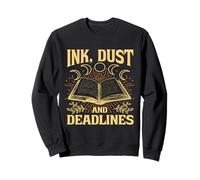 Ink Dust And Deadlines - Dark Academia Aesthetic Sweatshirt