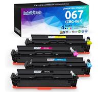 INK E-SALE Compatible 067 Toner Cartridge Set (KCMY, High Yield), Chip Installed for Canon ImageClass Printers LBP630C, LBP633Cdw, MF650C, MF653Cdw, MF654Cdw, 4-Pack