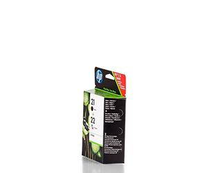 Ink Economy Set Original HP No. 21 & No 22 / HP DeskJet 3950 / SD367AE445 Ink Economy Set, Black, Cyan, Magenta, Yellow) for 360 Pages-Pack of 2