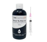 Ink Express DTF (Direct to Film) Black Ink Refill (100ml) Compatible with EPSON Desktop Printers