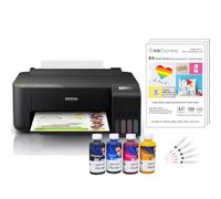 Ink Express Dye Sublimation A4 Printer Bundle - Sublimation Compatible ET-1810 Inc. Inktec Sublinova Inks, Sublimation Paper & ICC Profile