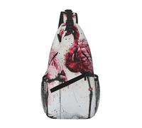 Ink Flamingos Crossbody Sling Bag Crossbody Shoulder Chest Bag Shoulder Strap Waist Fanny Pack Men Women