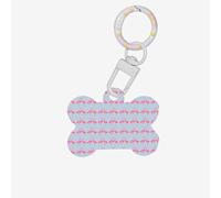 Ink Flamingos Printing 1 Pc Dog Bone Shape Id Tags Double Sided with Key Ring Craft for Pets