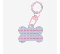 Ink Flamingos Printing 1 Pc Dog Bone Shape Id Tags Double Sided with Key Ring Craft for Pets