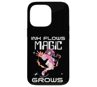 Ink Flows Magic Grows Anime Art Style Design Case for iPhone 13 Pro