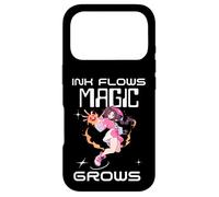 Ink Flows Magic Grows Anime Art Style Design Case for iPhone 17 Pro