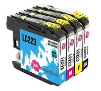 Ink Inspiration® Replacement for Brother LC223 Ink Cartridges 4-Pack, Use with Brother DCP-J4120DW MFC-J5320DW MFC-J5620DW MFC-J4420DW MFC-J4620DW MFC-J4625DW MFC-J680DW MFC-J5720DW MFC-J480DW