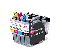 Ink Inspiration® Replacement for Brother LC3213 Ink Cartridges 4-Pack, Use with Brother DCP-J572DW DCP-J774DW MFC-J895DW MFC-J497DW MFC-J890DW DCP-J772DW MFC-J491DW, Black/Cyan/Magenta/Yellow
