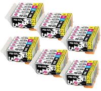 INK INSPIRATION® Replacement for Canon PGI-525 CLI-526 Ink Cartridges 30-Pack, Use with Canon Pixma MG5350 MG5250 MG5150 MG6150 MG6250 iX6550 iP4850 iP4950 MX895 MX885 MG8150 MG8250