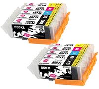 INK INSPIRATION® Replacement for Canon PGI-550XL CLI-551XL Ink Cartridges 10-Pack, Use with Canon Pixma iP7250 MX925 MG6350 MG5450 MG5550 MG5650 MG6450 MG6650 MG7150 MG7750 iX6850 iP8750 MX725